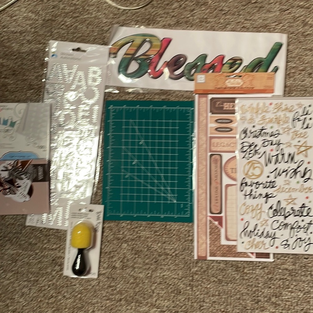Craft items asssorted.